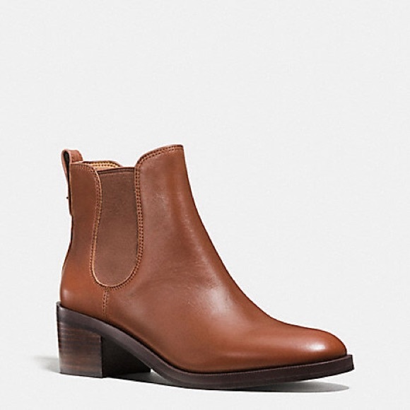 Coach Shoes - COACH CLINTON SEMI MATTE CALF BOOTIE